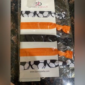 Soccer hair ties